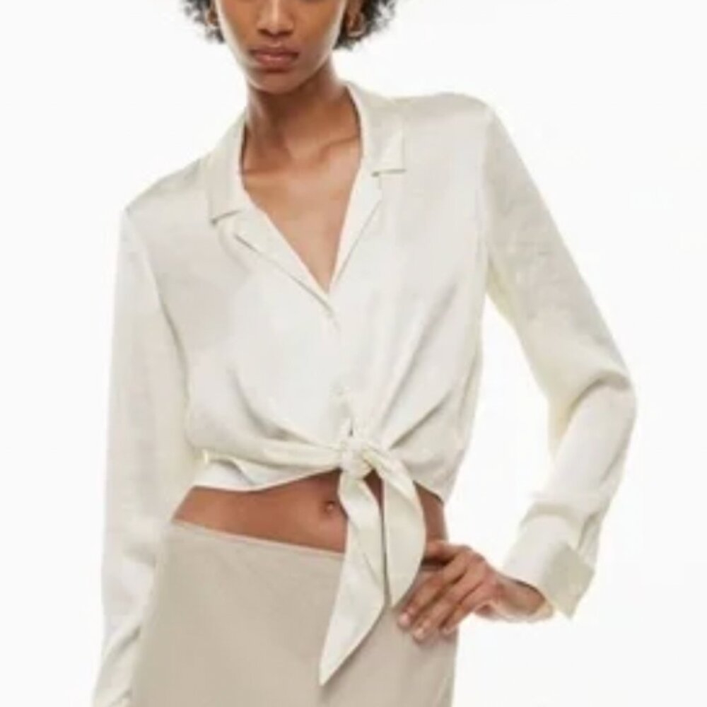 Aritzia Wilfred Long Sleeve Blouse